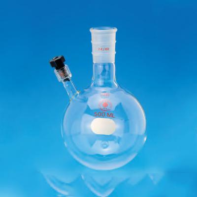 反應(yīng)瓶,#7 Ace-Thred 螺紋接口側(cè)開口, 厚壁玻璃