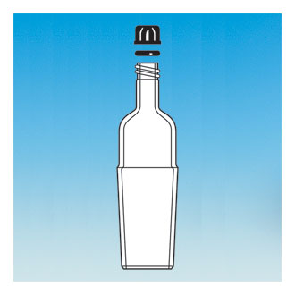 適配器 隔膜入口，單針筒口