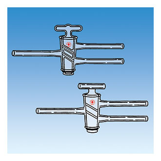 旋塞閥, 高真空, 三通空心塞/實心塞