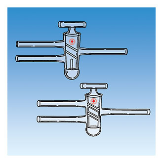 旋塞閥, 高真空三通, 空心塞/實心塞